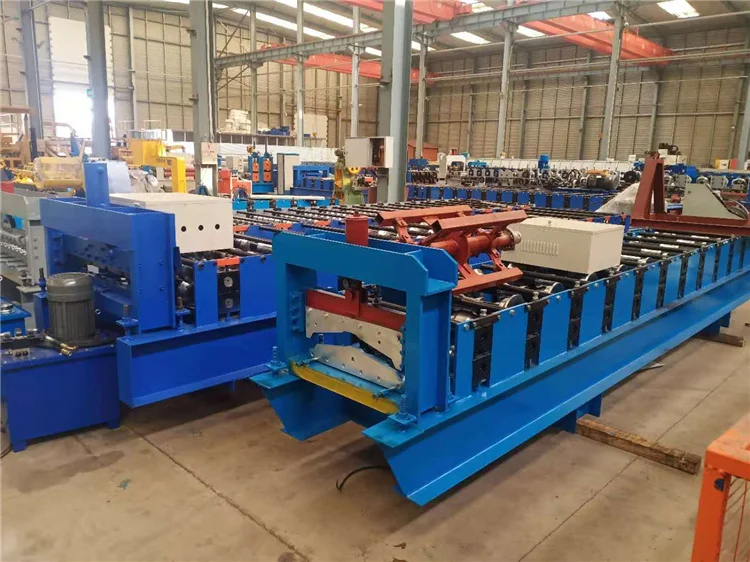 Trapezoidal tile making machinery Ibr roof glazed tile corrugated roofing sheet making machine
