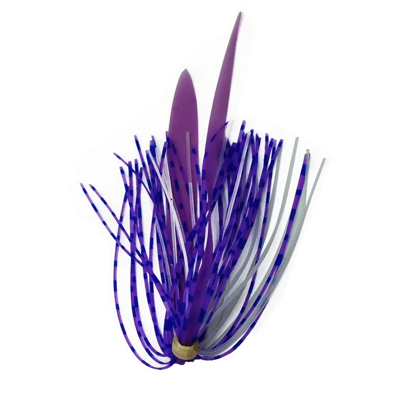 WCH-03 wholesale prices fishing tackle lure accessories 120mm 9 colors cheap rubber squid skirt soft silicone skirts