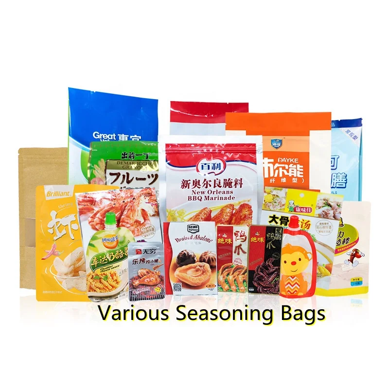 mini bag seasoning powder flour condiment soup spice packaging bag plastic sauce bag