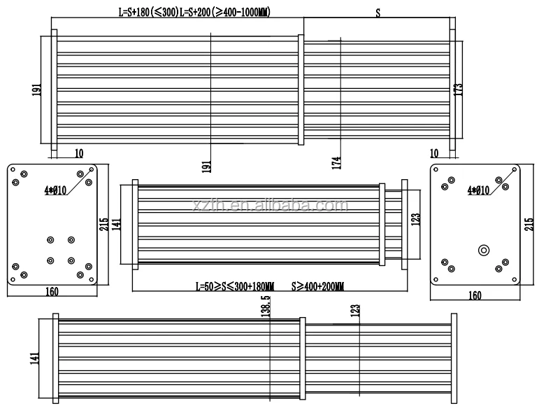 SKYHONE 2023 hot sale lifting table column three-column stable lift 200kg 2000N 12v 24v adjustable desk frame and lifting column