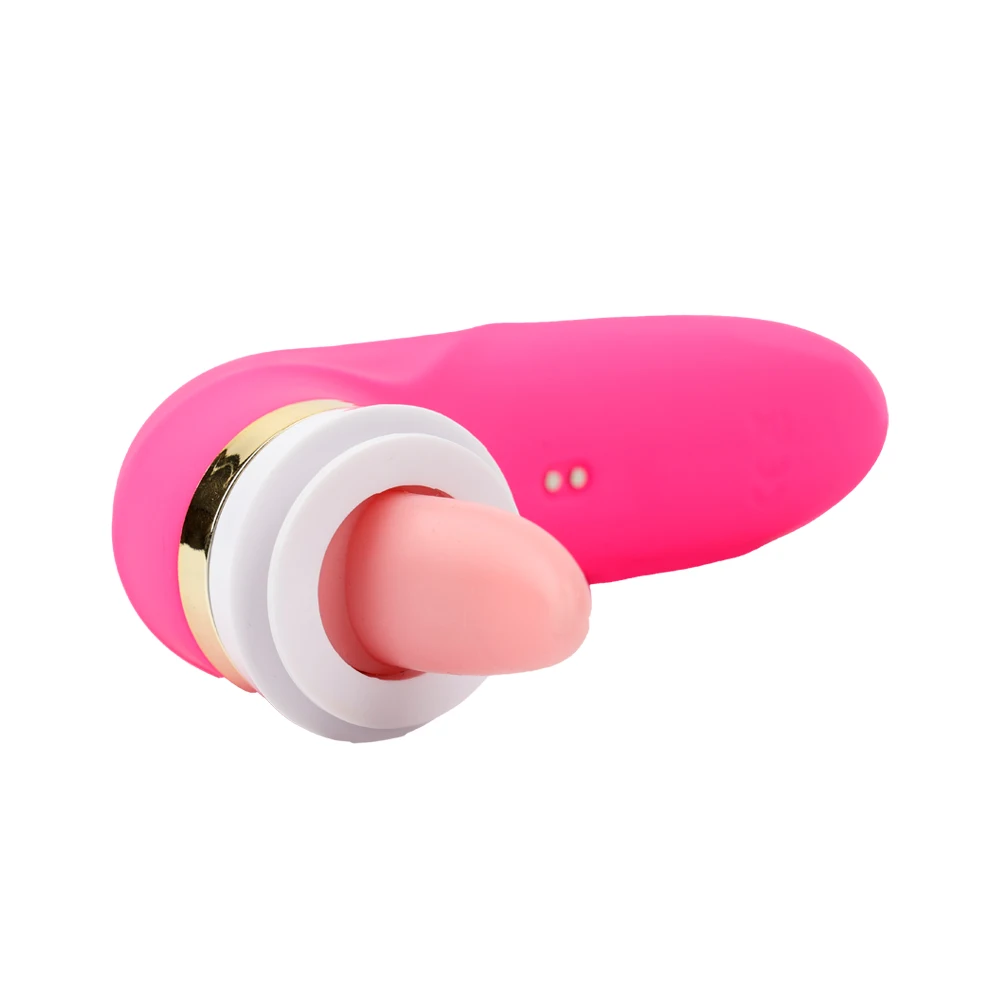 Erosjoy Silicon Vibrators Toy Vibrator With Tongue Licking Sex Toys Man For Women Men