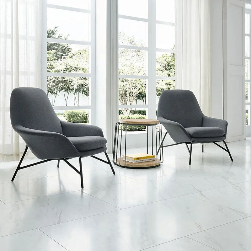 Chinese foshan oem modern velvet fabric metal leg leisure accent arm chair