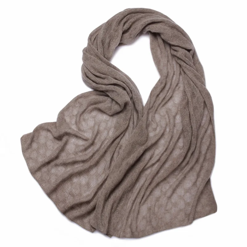 Cashmere Erdos Warp Knitting Scarf Women