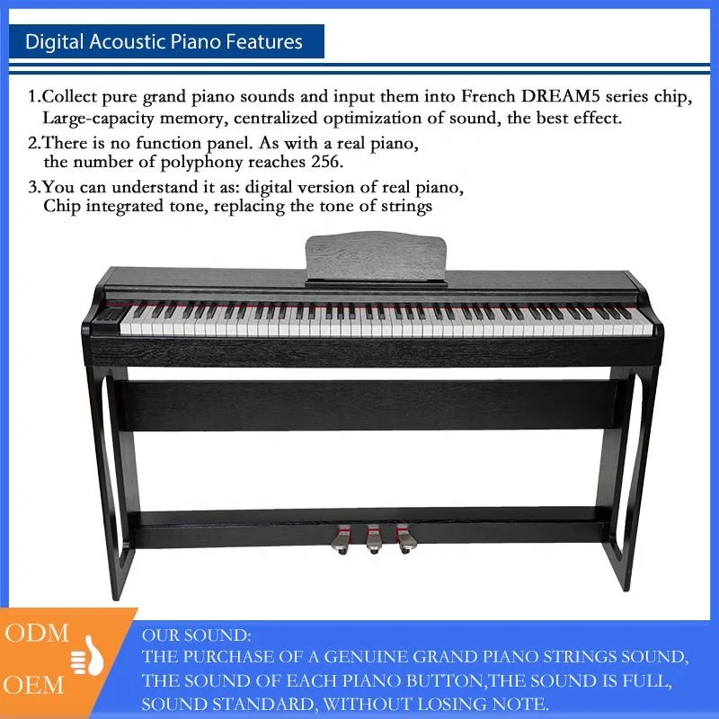 musical instruments piano electronic wooden piano keyboard electronic digital piano hammer