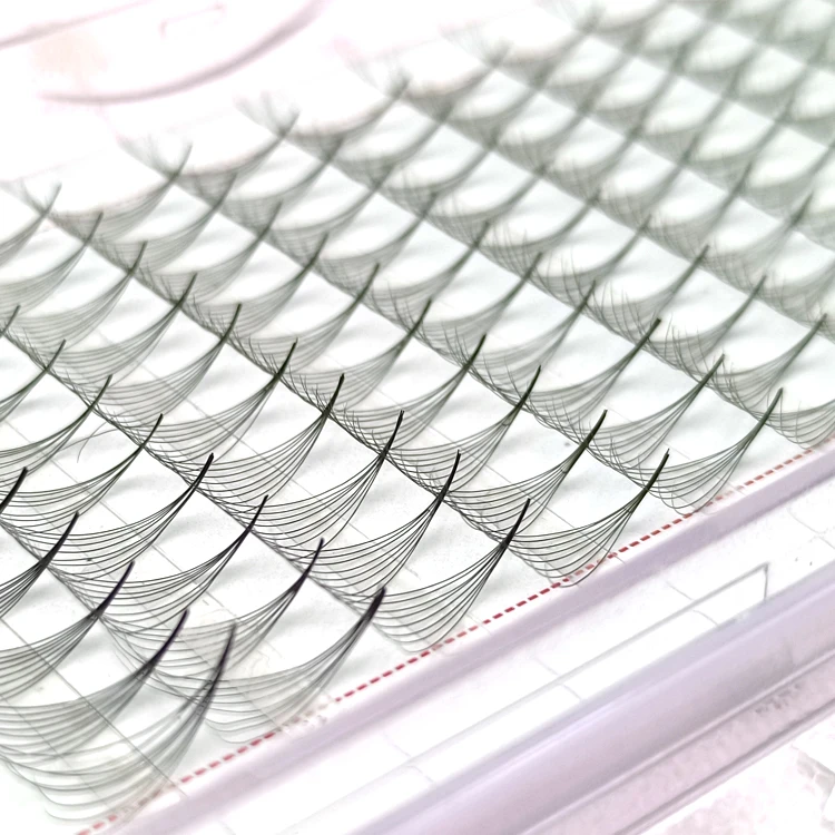 Готовые веер. Ресницы с острым основанием, готовые веер. Ресницы для наращивания, поставщик поставляет готовые веер.