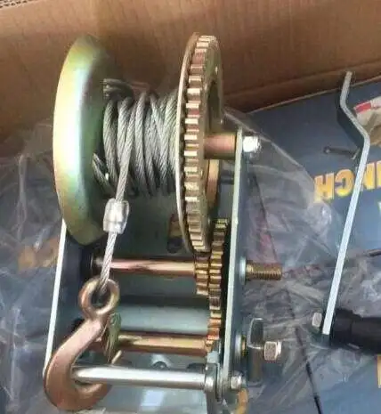 Тяжелая ручная лебедка с ручным управлением 1200lbs со