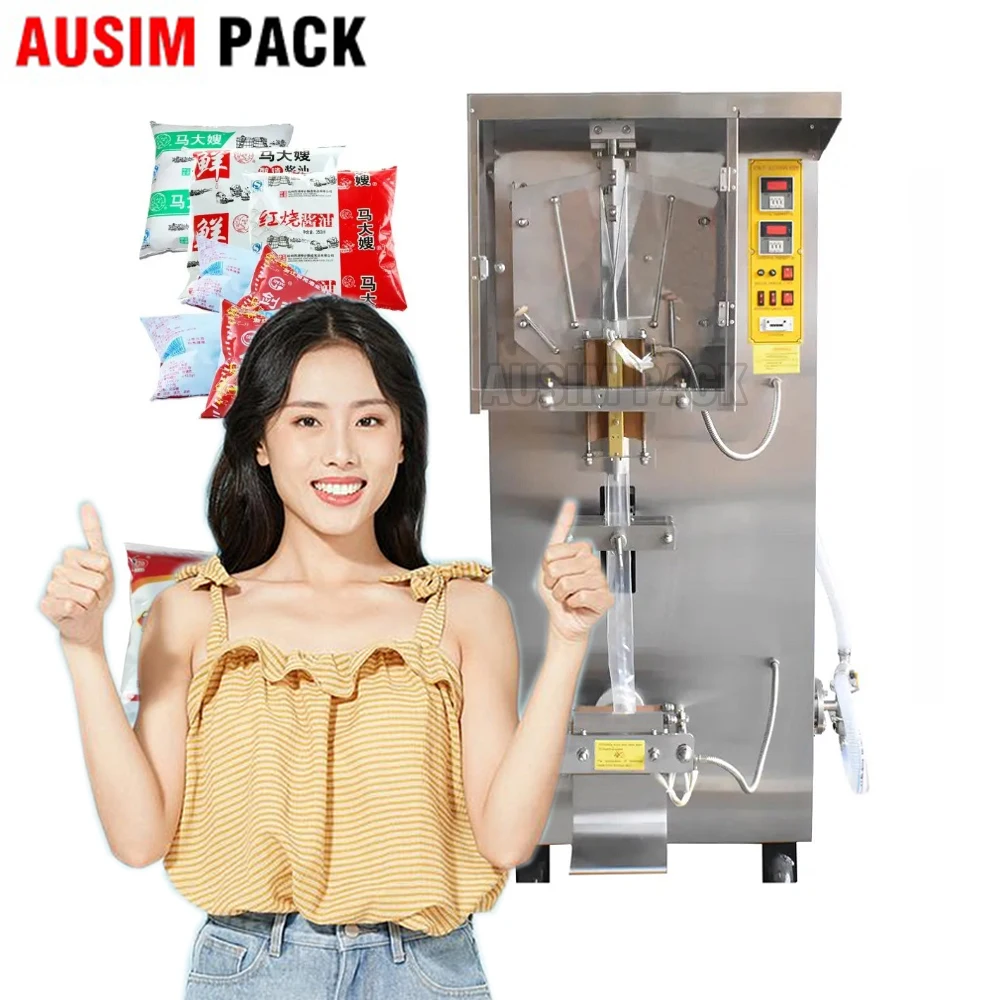 High quality sachet bag water or juice filling and sealing machine sachet water packaging machine production line