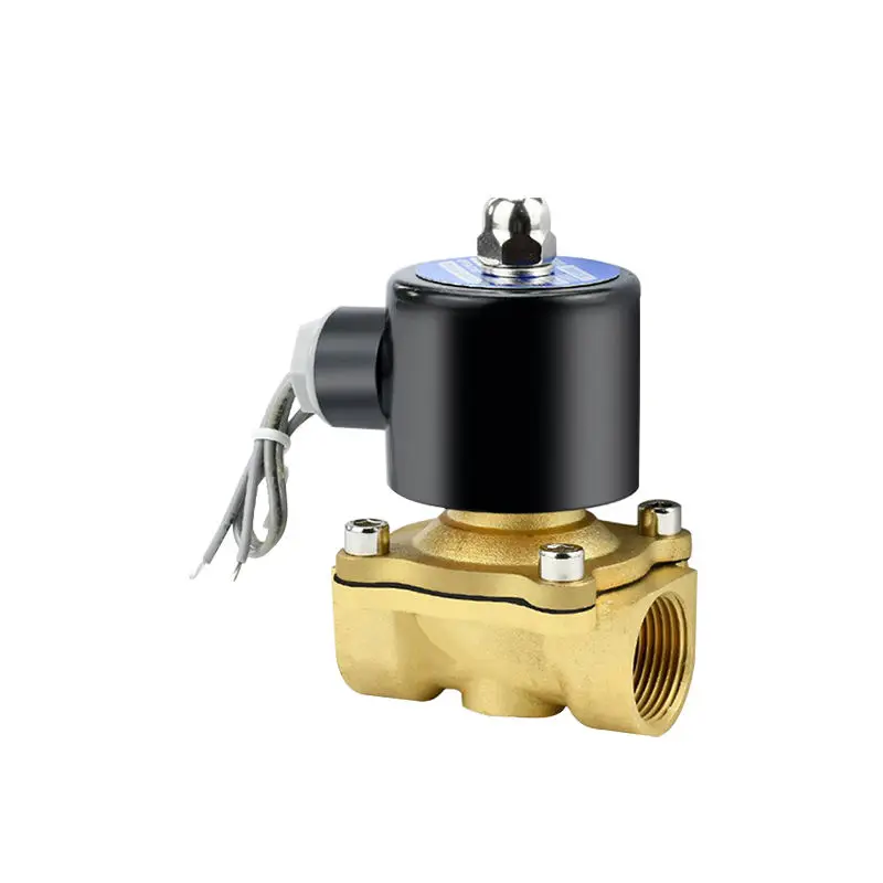 12V 24V 220V Латунь 2 способа Магнитный Электрический электромагнитный клапан водяной высокого давления