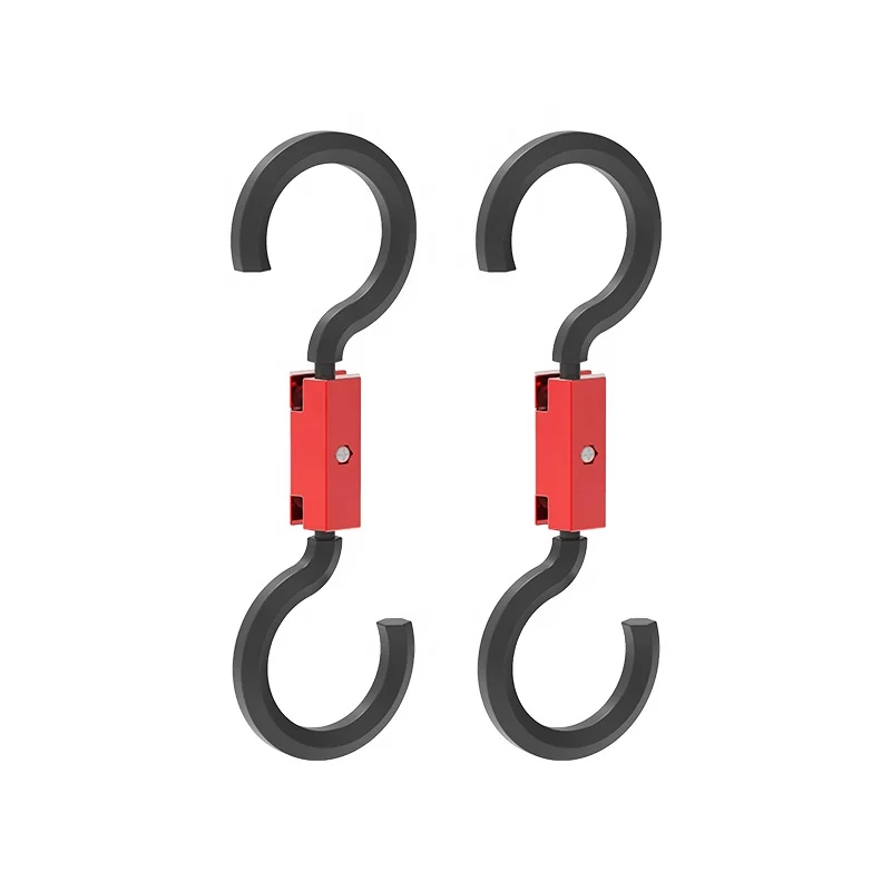 2pcs ABS Car Back Seat Headrest Hanger S shape hooks