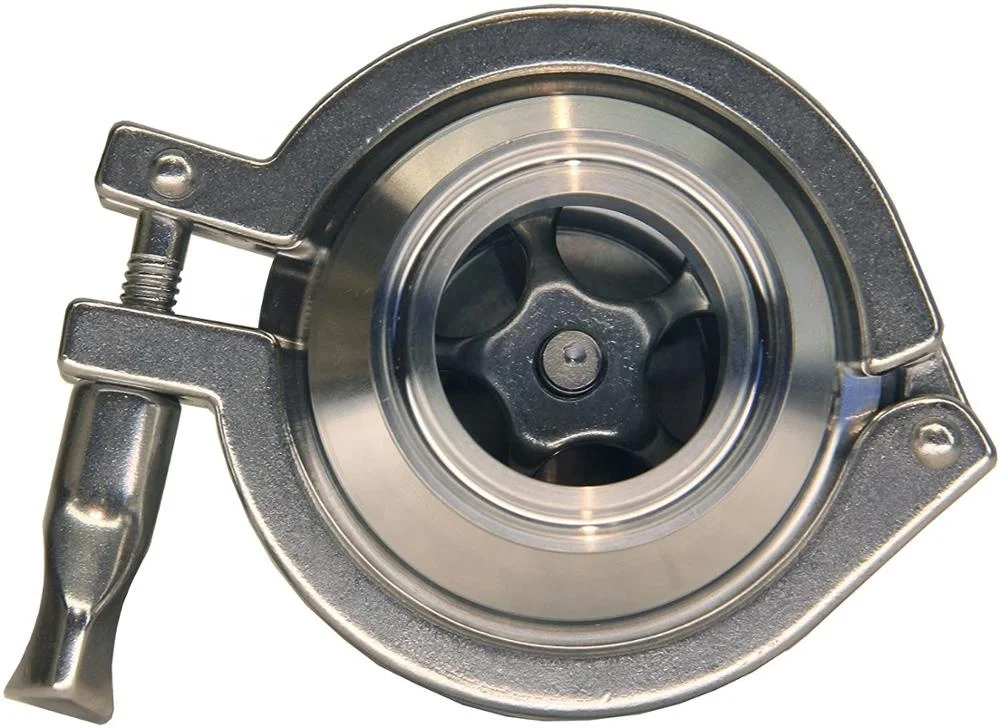 Factory food grade sanitary Non return valve SS304/316 Check Valve Clamp