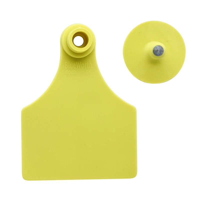 1#+5# 100 PCS Medium Size Ear Tag for Tagging Newborn Calves