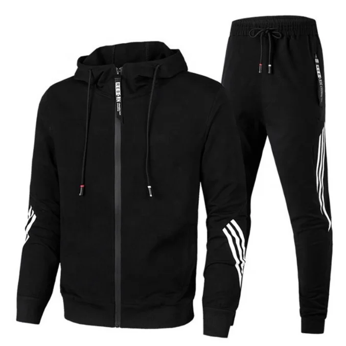 Top Fashion Trendy Tracksuits Custom Velour Tracksuit For Men French Terry Sweatsuit