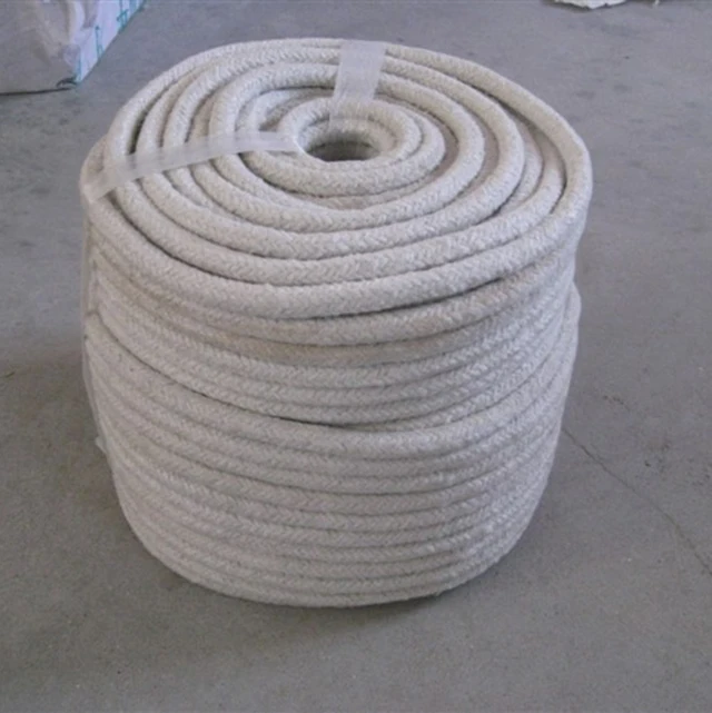 High Temperature Oven Door Seal Refractory Ceramic Fiber Round Ceramic Fiber Rope