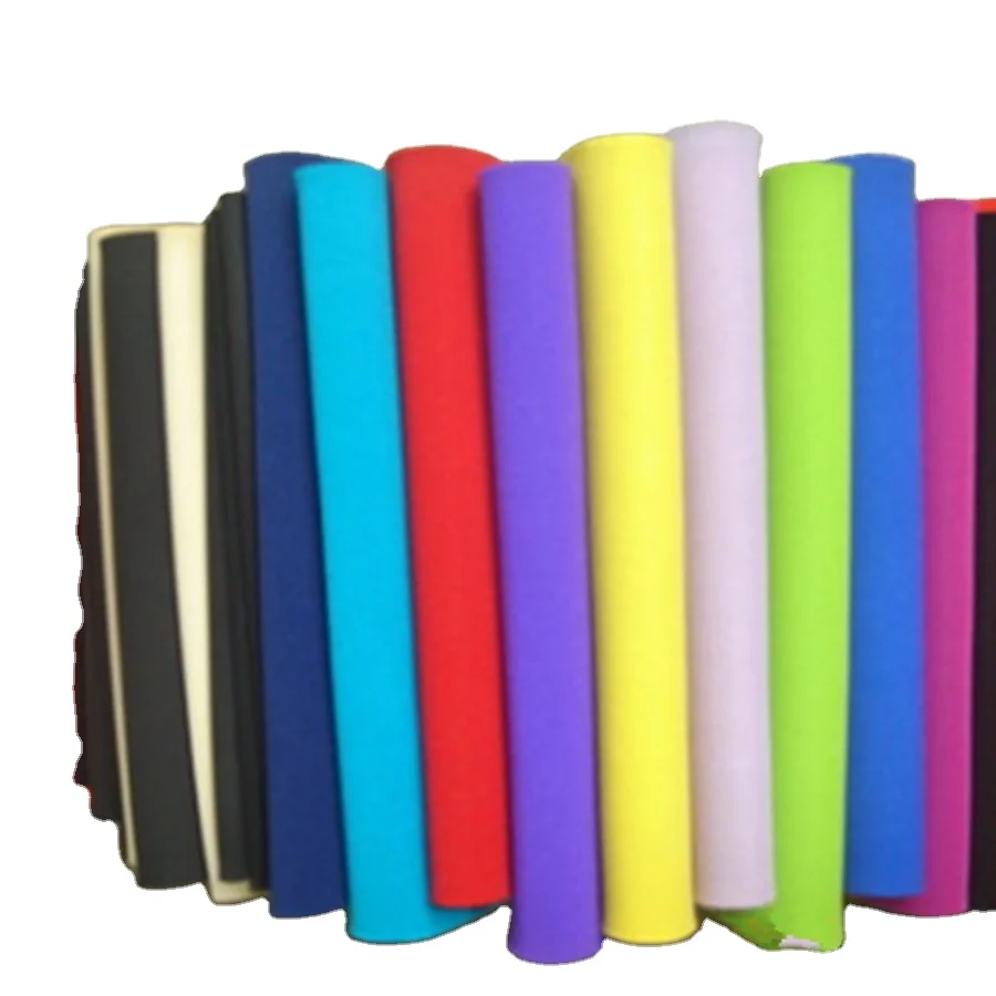 Jianbo Neoprene Custom Soft SBR CR Printed Embossed Polyester Nylon Waterproof Coated Neoprene Rubber Fabric