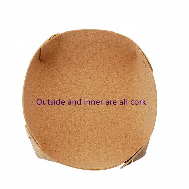  Wholesale Cork Storage Tray High Quality Waterproof Dirty-proof Natural