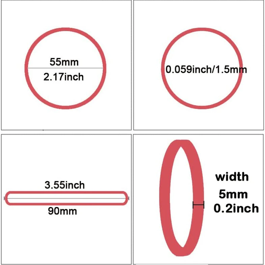 Factory Wholesales High Quality Assorted Size Colorful Rubberbands Elastic Rubber Bands for Home Packing Office Supplies