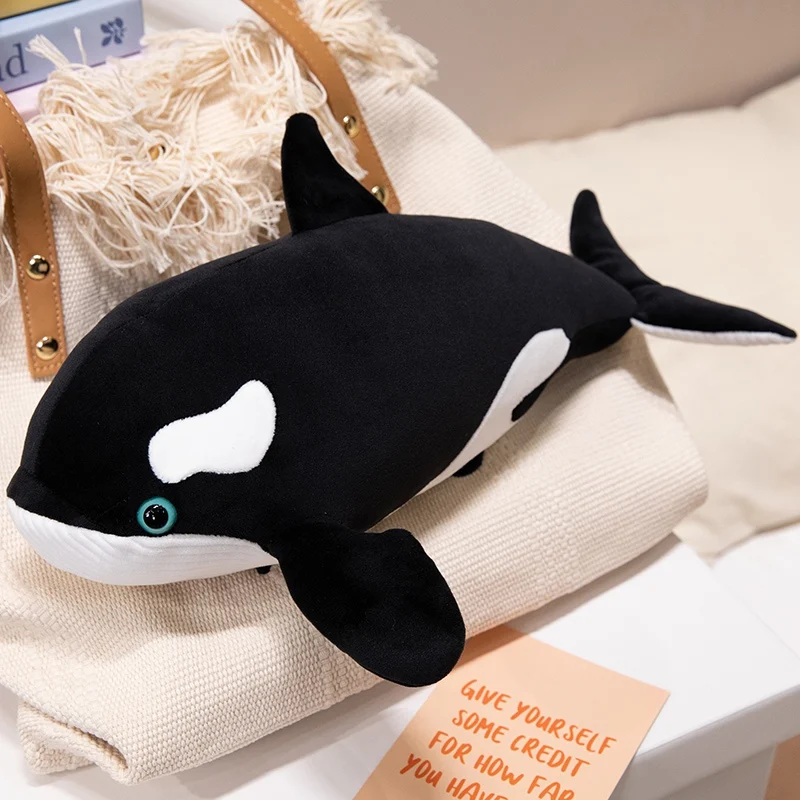 Multi Colors Luminous Shark and White Whale Pillow Anime Plush Toys Soft Cute Stuffed Animals Doll