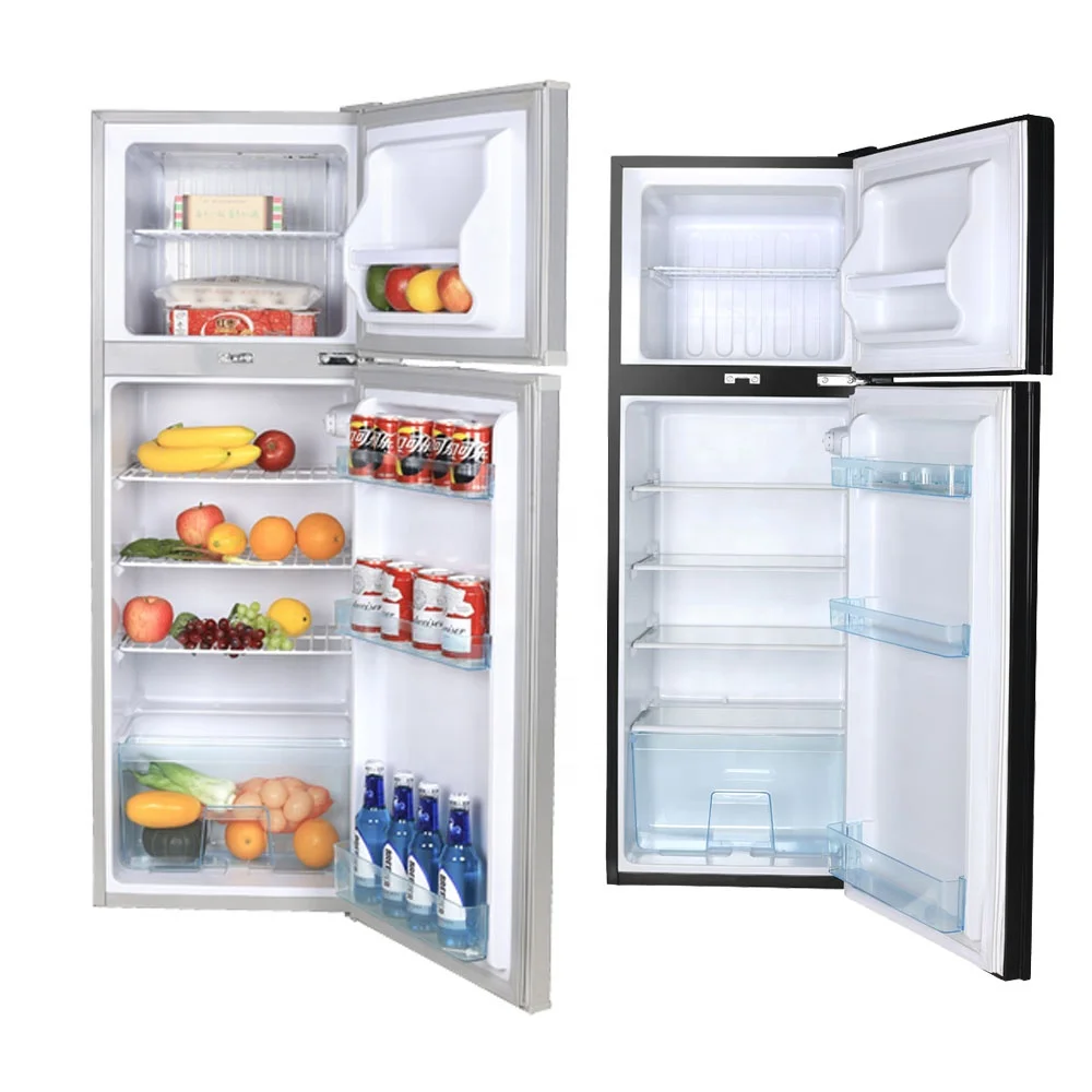 Good price 175L 2 doors freezer portable home commercial top-freezer fridge refrigerator