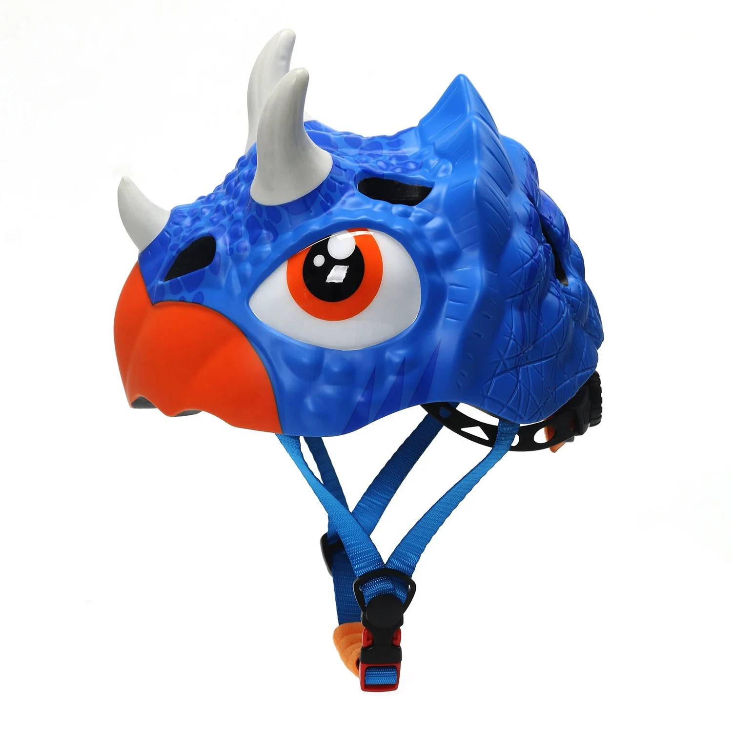 Custom/Wholesale 3D model cartoon animal dinosaur/shark/triceratops safety protection skating bicycle helmet for children