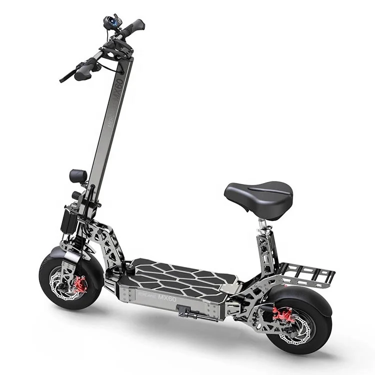 Mercane Mx60 2400w 60v 10/20ah 11 Inch Tubular Tires Removable High Capacity Battery Double Acting Dual Disc Brake Scooter