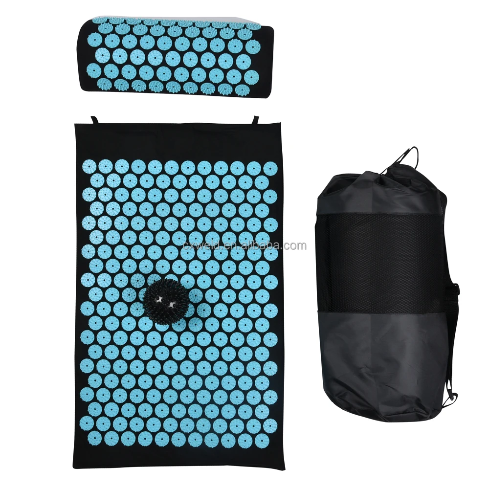 
massage mat Acupuncture Shakti yoga acupressure mat and pillow set 