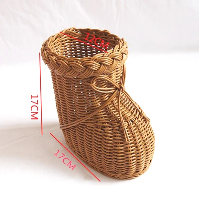 Homemade Plant Fiber Grass rattan woven animal for living room Decor Snack  fruit storage basket Snack bowl organizer