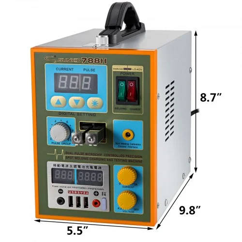 Новинка 788h-usb импульсный точечный сварочный аппарат для пайки для аккумуляторных батарей