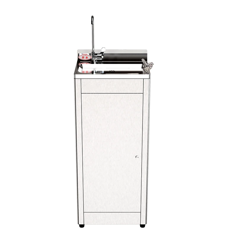 Touchless Freestanding Safer Water Coolers Option Floor Standing Water Dispenser Drinking Water Bottle Filling Station