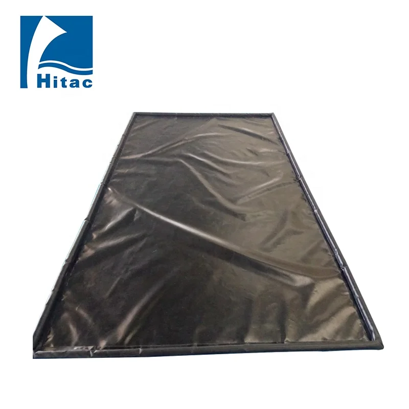 Сверхпрочный ПВХ Виниловый покрытый тканевый гаражный напольный коврик для снега, масла, грязи, дождя