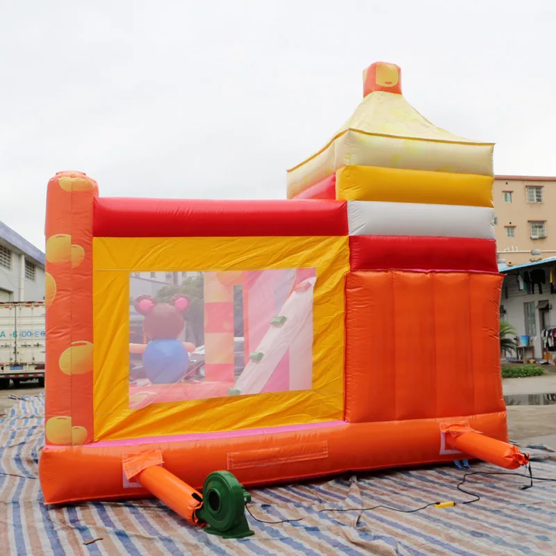 Детский Забавный упругий надувной прыгающий замок для продажи