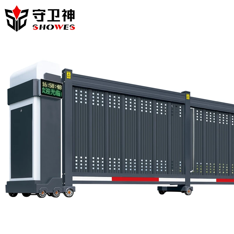 Factory Best Entrance Main Sliding Gate Electric Driveway Telescopic Gate Automatic Folding Retractable Gate