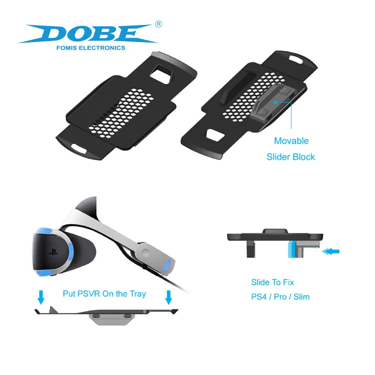
DOBE Factory Original Vertical Cooling charging Stand for PS4/Slim/Pro Game Console PS move PS VR game accessories 