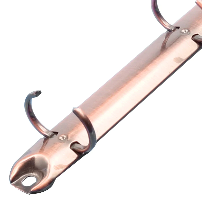 Antique Brass Metal 2 Hole Ring Binder Mechanism Clip