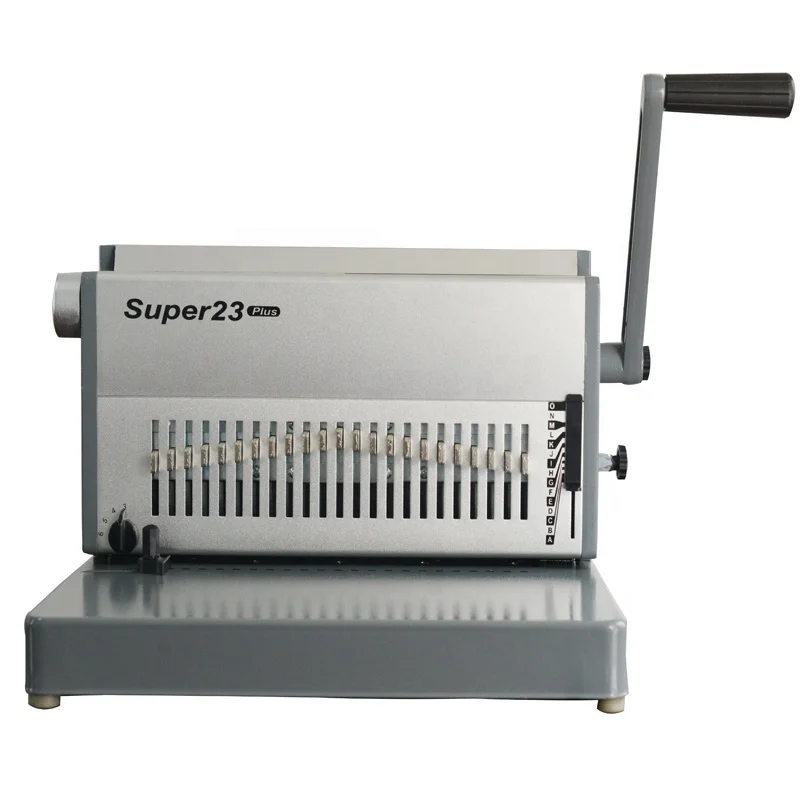 heavy duty manual A4 wire book binding machine