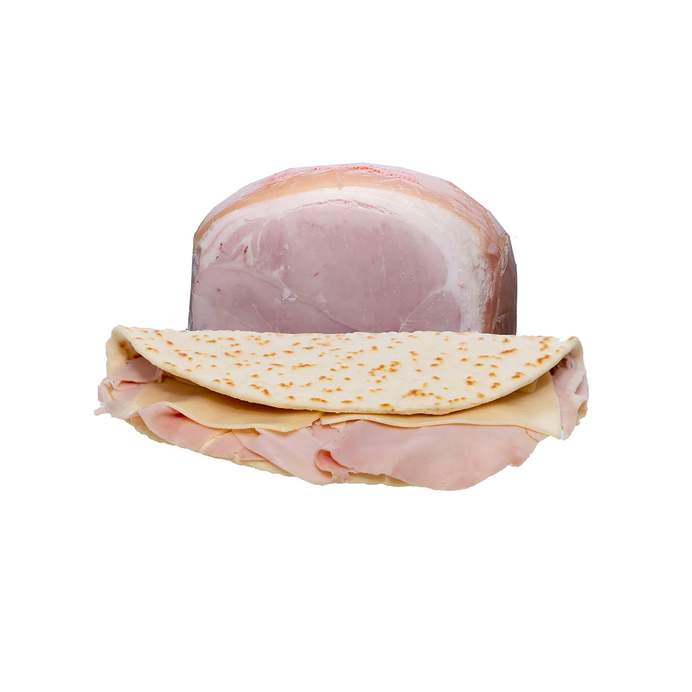 Classic Baked Ham And Cheese frozen flatbread Piadina Trade Italian Food Companies Italian Bread