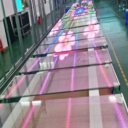 p10 Outdoor LED intelligente Transparent LED Display Advertising Outdoor Curtain Wall
