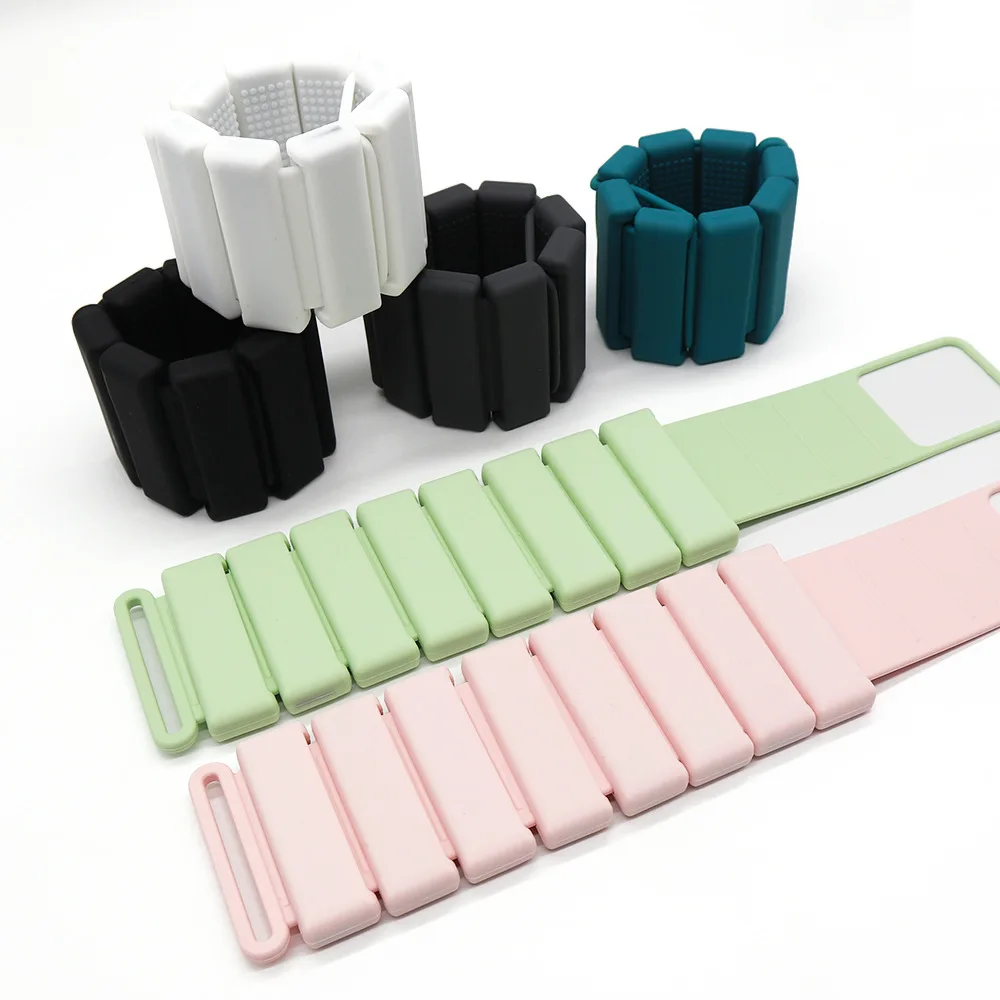 Fitness Exercise Sports Gym Yoga Exercise Wearable Adjustable Weight Bearing Bracelet Silicone Wrist Band Weight