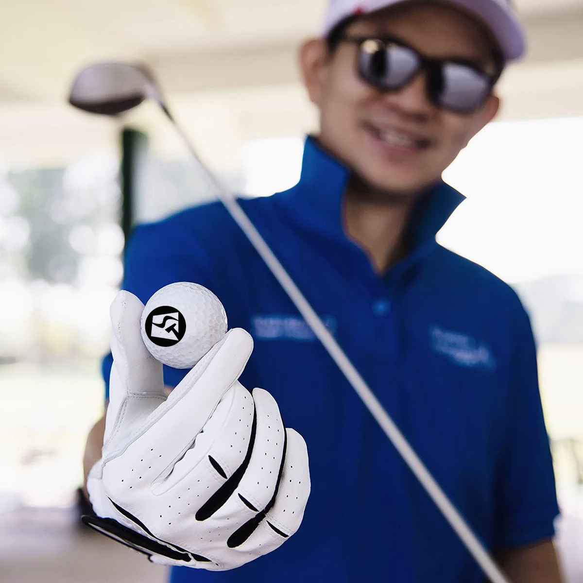 2 3 4 pieces golfball adults/kids range practice golf balls eco-friendly 360 degree printing balle de golf ball