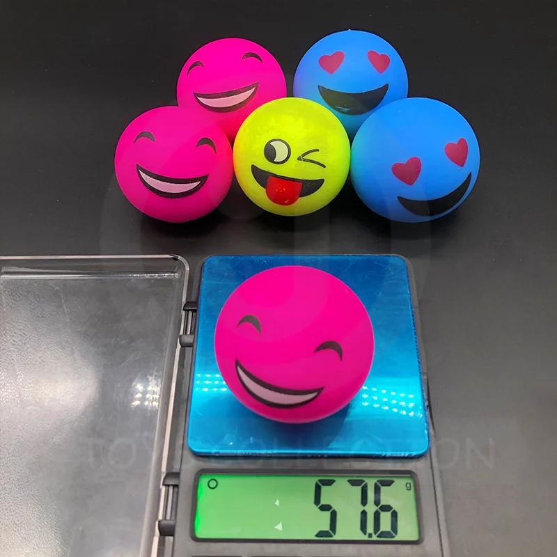 Wholesale Soft Kids Promotional Custom TPR Anti-Stress Toys Vent Expression Smiley Squeeze Stretchy Toy Balls For Adult