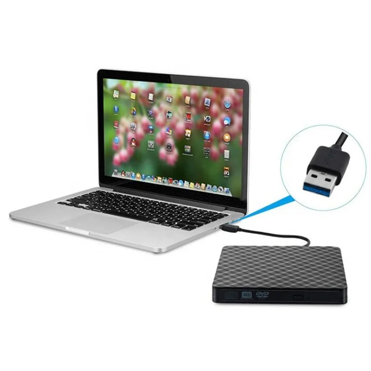 Высокоскоростная передача данных Usb 3 0 Портативный внешний Dvd-привод