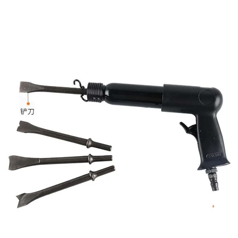 2200 Stroke BPM Long Barrel Pneumatic Shovel Quick-change Chisel Torsion Spring Retainer Pneumatic Air Hammer Drill