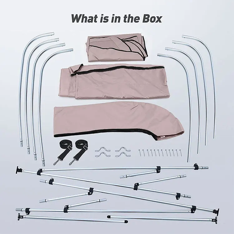 Marine Bimini Top Boat Accessories Foldable Easily Installed Kayak Cover Boat Canopy Universal