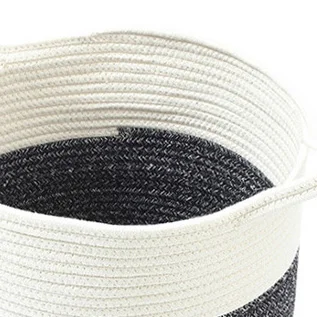 Renel Modern Plant Pots Home Clothes Toys Cotton Rope Collapsible Folding Baskets