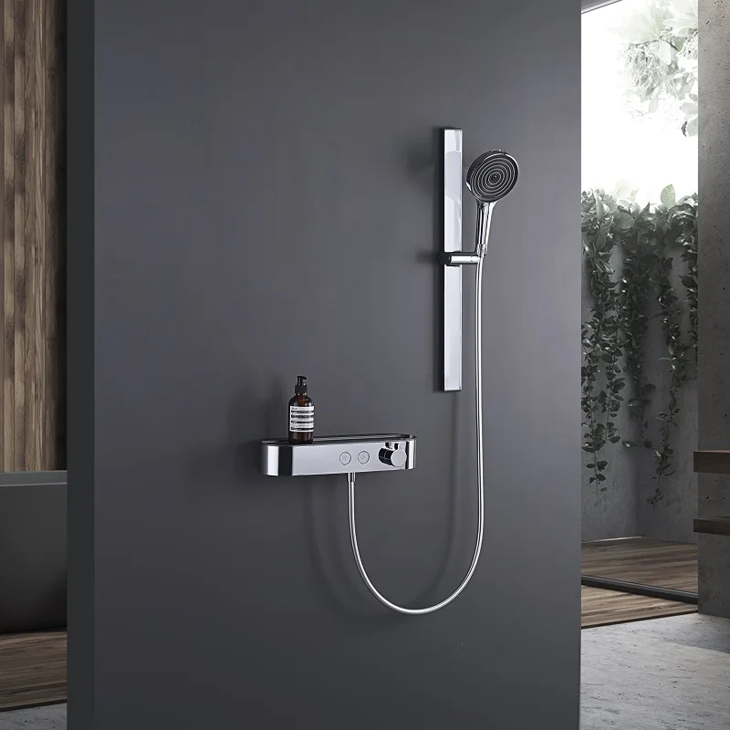 Brass ABS Bathroom Shower System Hot and Cold Bathroom Shower Mixer