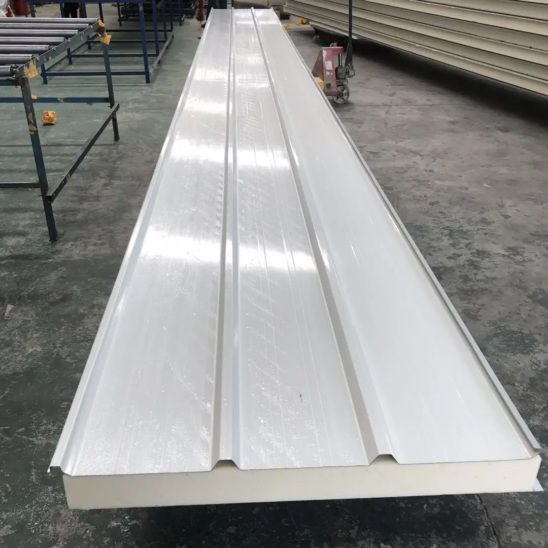 Good Insulation Polyurethane Roof Panel Fireproof PUR Sandwich Panel For Roofing With Good Price