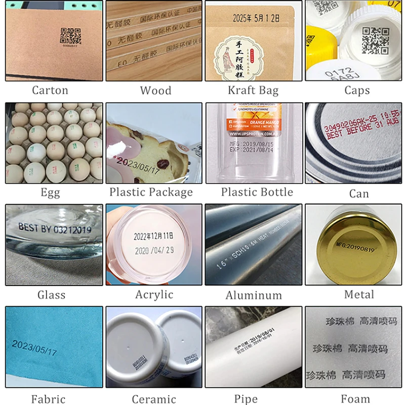 Portable Expiry Date Labeling Logo Coding Handheld Inkjet Printer Printing Coding Machine for Small Business