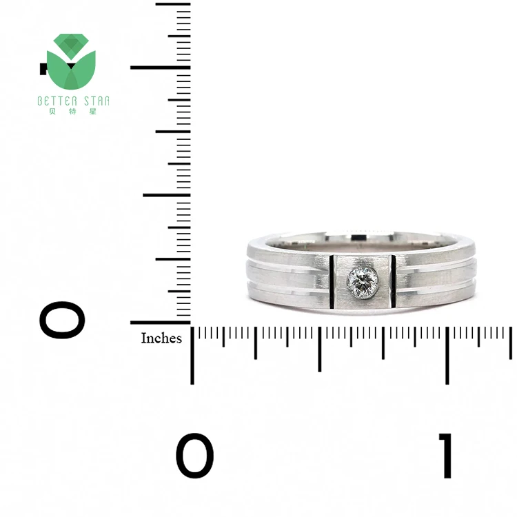 BetterStar Fine Jewelry Paving Diamond Engagement Ring AU750 9k 10k 14k 18k White Gold CVD IGI GIA Lab Grown Diamonds Ring Band