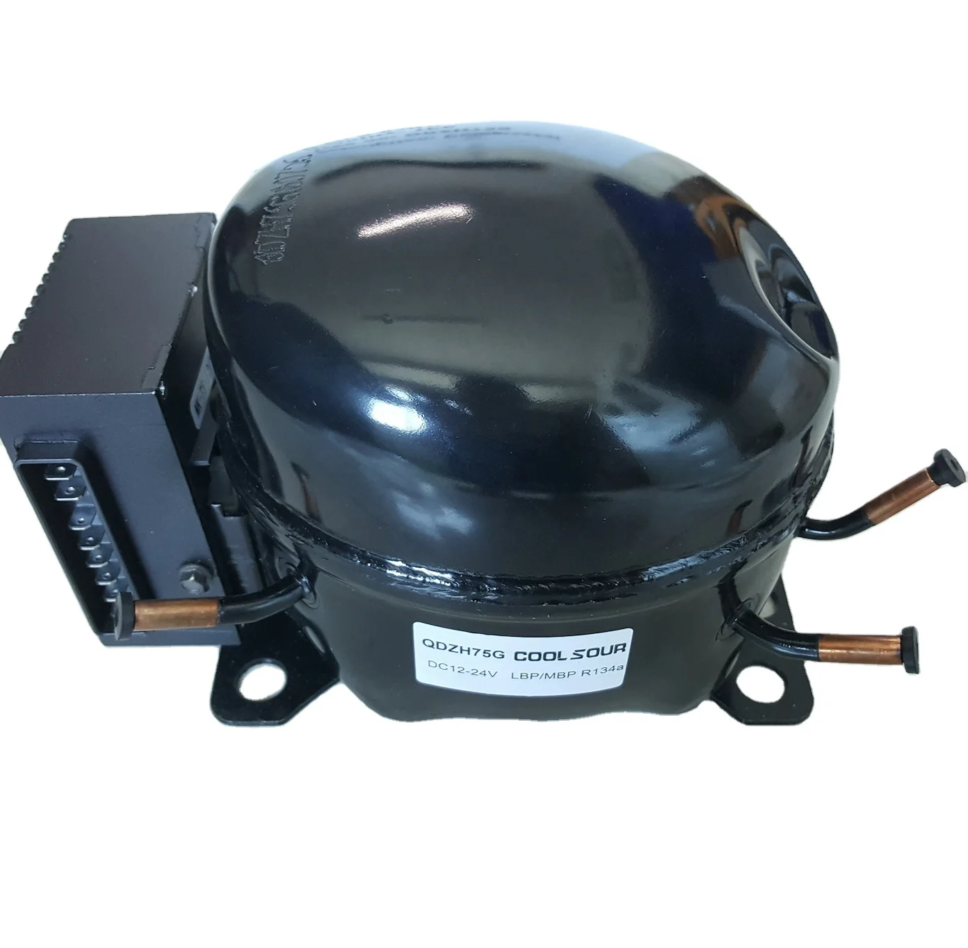 Coolsour DC Refrigerator Compressor, 12V/24V/48V, R134A/R600A, L/M/HBP