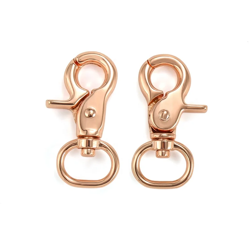 High quality metal dog leash swivel snap hook customized logo hook for handbag