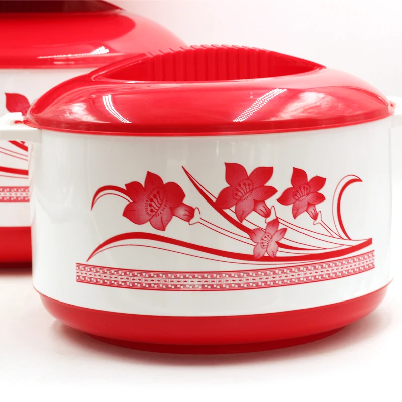 
3pcs 6L 9L 13L round high quality stainless steel liner hotel restaurant food insulated hot pot sets 